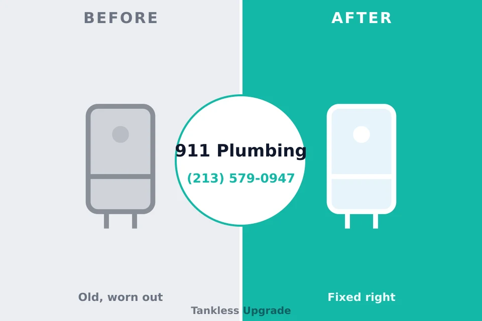 Before and after: plumbing company Merryville, LA